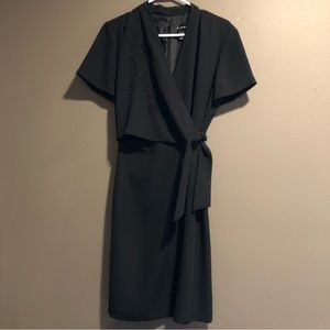 Black Virgo Beaded Formal Dress Size 8